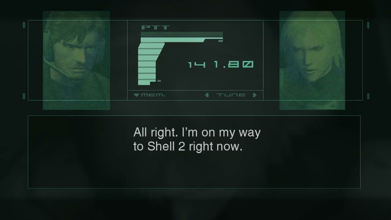 Metal Gear Solid 2 - Pliskins Tells Raiden To Target Control Units Codec