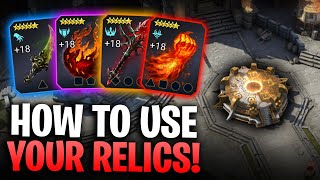 The Ultimate Relic Guide! - Strong Combos, Upgrading &amp; Resource Explanation - Raid Shadow Legends