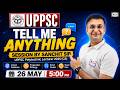 ✨ Tell me anything session by Sanchit sir | UPPSC |🔥LIVE on KnowledgeGate | ⏰ 5:00 PM