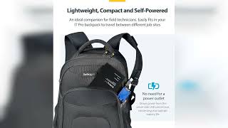 Overview: StarTech.com Portable Laptop Crash Cart Adapter, USB/VGA Analogue KVM Console, File Tr...