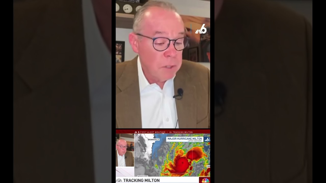 John Morales cry’s talking about hurricane Milton 