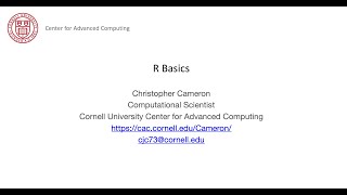 R Basics