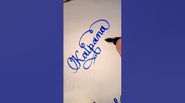 Kalpana..... request completed 📝📝 #calligraphy #calligraphymasters #youtubeshorts #art