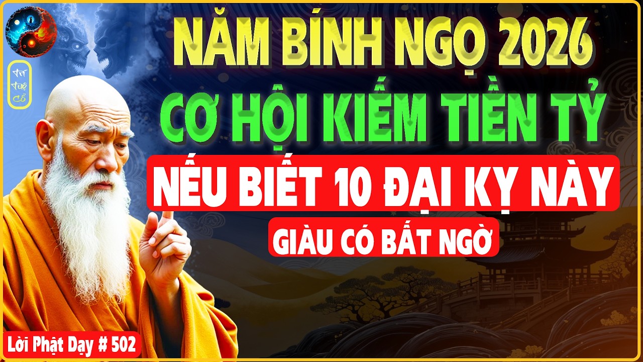 CƠ HỘI KIẾM TIỀN TỶ NĂM 2026 NẾU TRÁNH 10 ĐẠI KỴ NÀY - TRÍ TUỆ CỔ