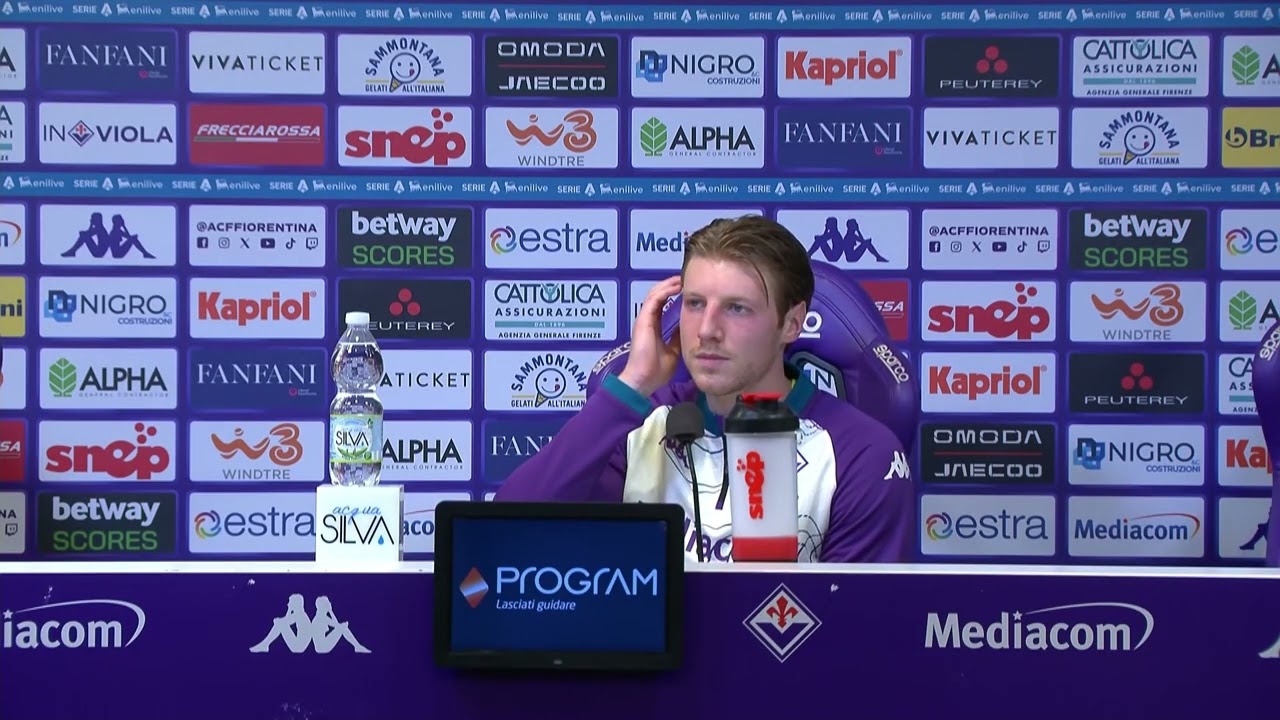 Conferenza stampa di Marco Brescianini dopo Fiorentina vs Cagliari