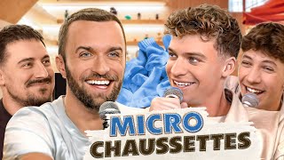Thumbnail for Léon Marchand et Squeezie en chaussettes (ft Freddy Gladieux & Oscar) - Micro Chaussettes #2