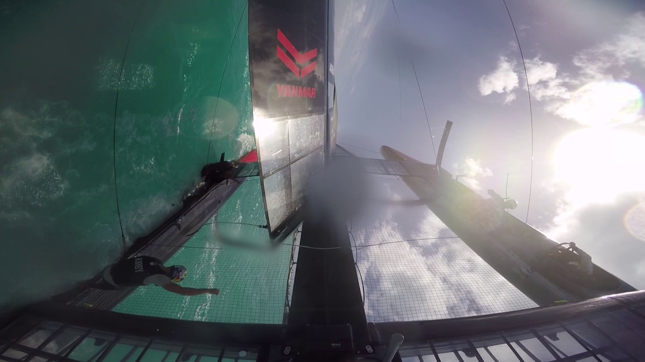 ORACLE TEAM USA capsize – no injuries, minimal damage