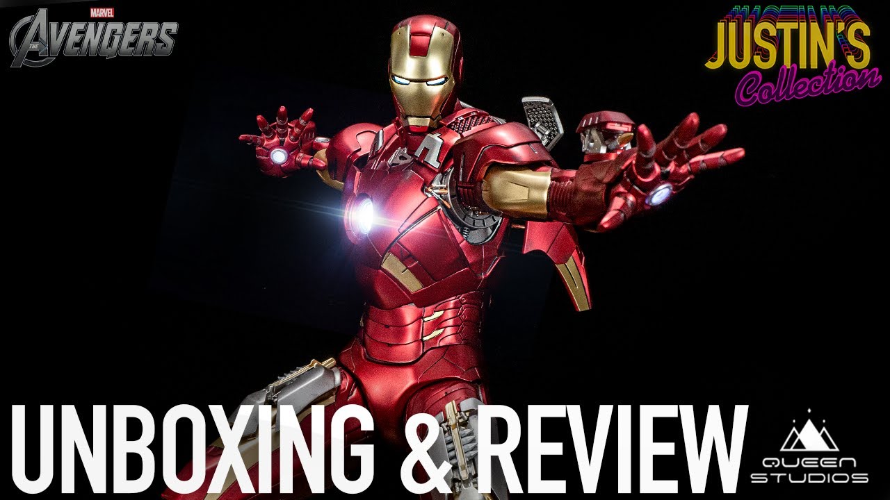 Queen Studios Iron Man Mk7 Avengers 1/4 Scale Statue Unboxing & Review -  Youtube