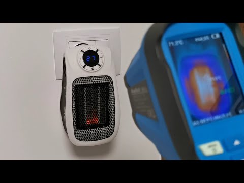 Портативний керамічний обігрівач, тепловентилятор SWITCH-ON SOSH 600 B2 (600 Вт, Німеччина), видео 1