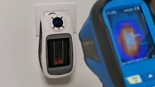 SWITCH ON SOSH 600 B2 600W Ceramic plug-in mini heater (from Kaufland) - review and test