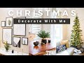 Christmas Decorate With Me | Living Room &amp; Dining Room Decor Ideas