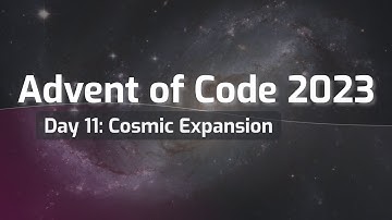 Advent of Code 2023 Day 11: Cosmic Expansion