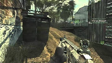 MW3 Mission: Across Map Throwing Knife Kill - Search and Destroy