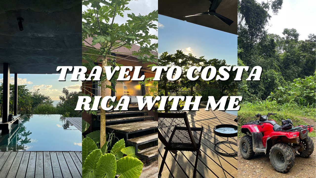 costa rica travel vlog 2021 | relaxing tropical getaway | amazing airbnb, jungle atvs, and more!
