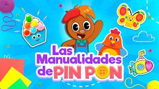 7 Easy Crafts for Kids ♻️ | Play with Pin Pon 🎨 | Singing Toy