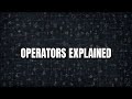 Operators &amp; Expressions Explained Line by Line | Python for ML #03
