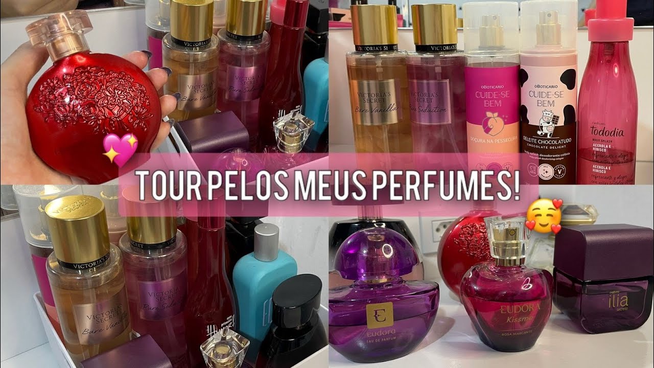 Tour Pelos Meus Perfumes Atualizados🎀Boticário, Natura,vctoria secrets, Eudora!