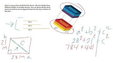 7-3 Apply the Pythagorean Theorem to Solve Problems Example 1