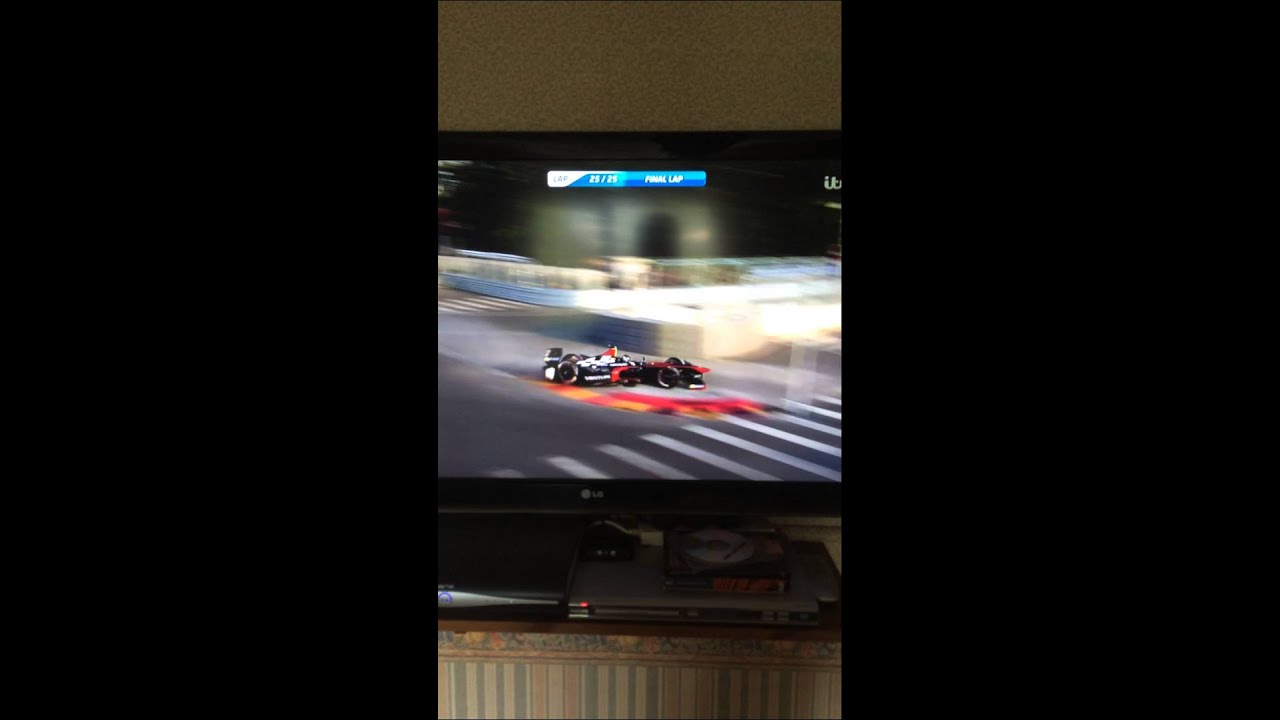 Nicholas Prost and Nick Heidfeld last lap crash Formula E 2014 Beijing FE Eprix