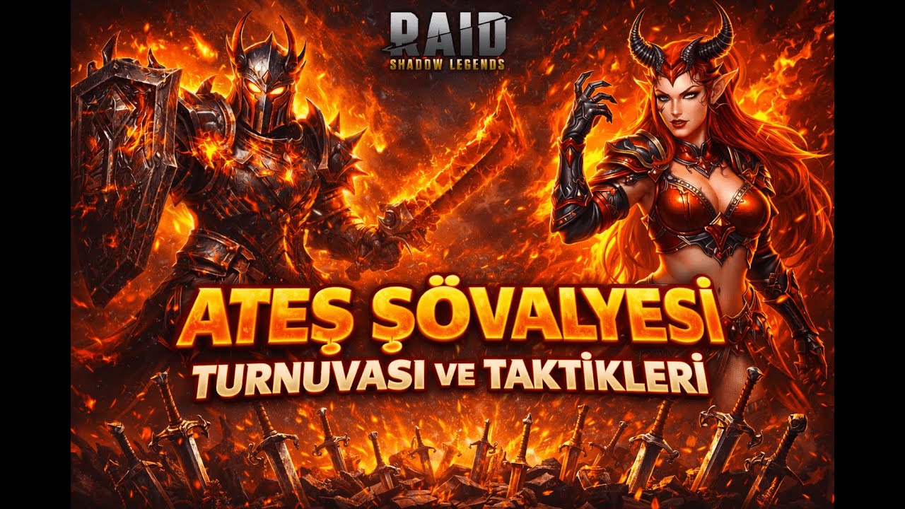ATEŞ ŞOVALYESİ NORMAL-ZOR REHBERİ VE ÖRNEK TAKIMLAR | RAID SHADOW LEGENDS