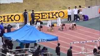 20150404東京六大学陸上対校110mH予選2組