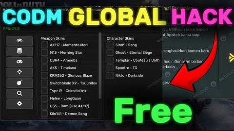 【⚠️FREE⚠️】CODM Global Hack 1.0.52 Safe MainAccount AntiBan Modmenu Cheat IPA APK IOS Android