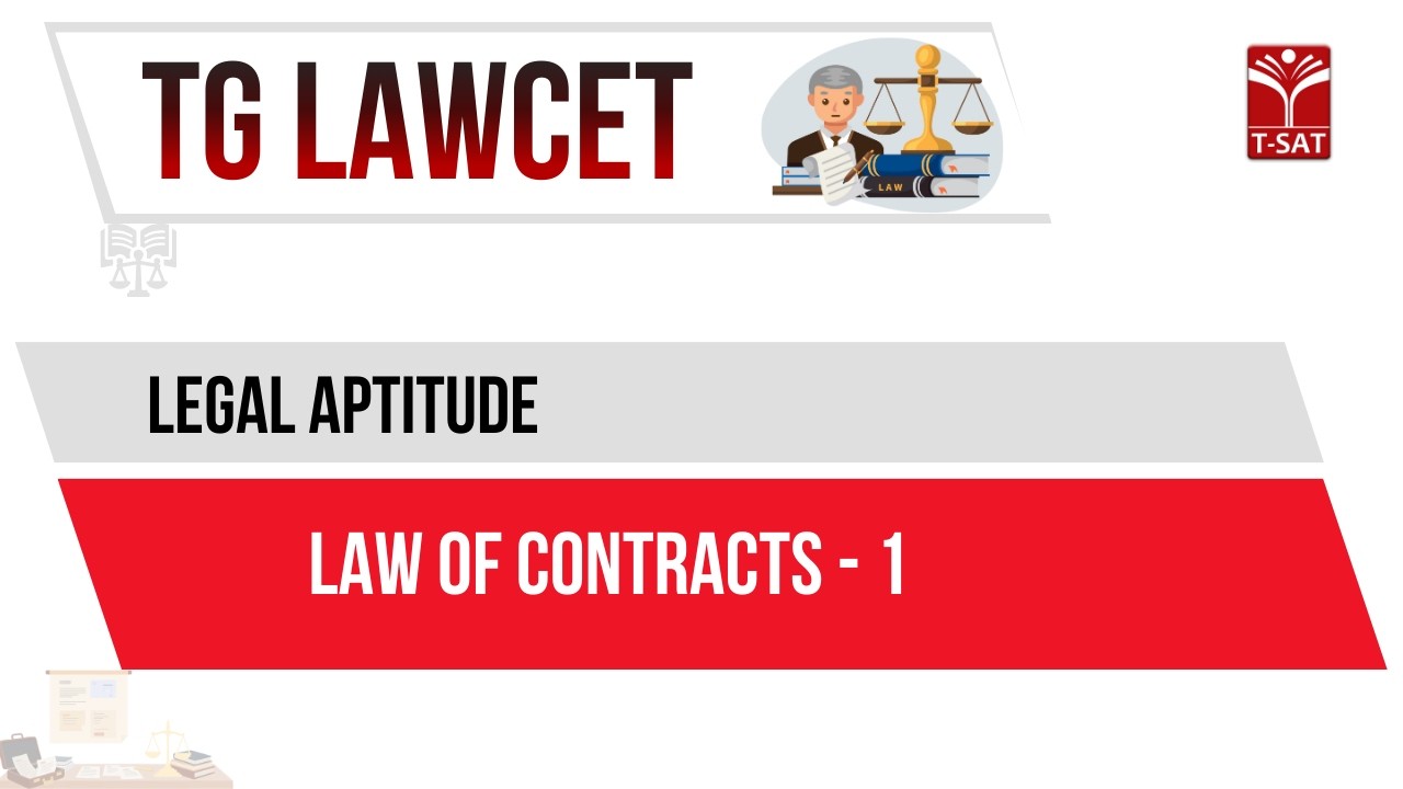 TG LAWCET | Legal Aptitude - Law of Contracts (Part-1) | T-SAT