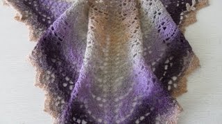 Бактус крючком из Кауни- (mini-shawl) (Шаль #9) Бактус крючком из Кауни- (mini-shawl) (Шаль #9)