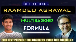 Decoding Raamdeo Agrawal Multibagger Formula | Find next possible multibaggers with this Screener