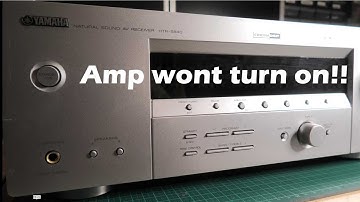Yamaha HTR-5840 wont turn on - quick repair