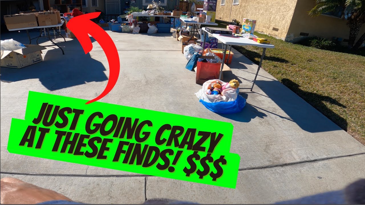 VINTAGE YARD SALES ARE THE BEST! - YouTube