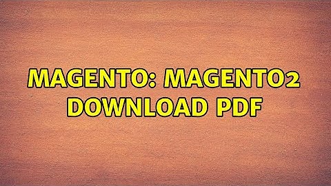 Magento: Magento2 Download Pdf