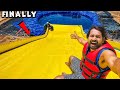 Finally Biggest water slide in Complete...🥹l Personal water park lbpart-3 l DAY 47