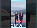 President Donald J. Trump greets Russian President Vladimir Putin at the historic summit #trump