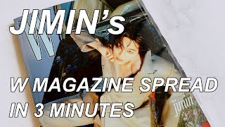 BTS Jimin W Magazine Photo Spread in 3 Minutes - Page by Page #btsjimin  #btsarmy #bangtan #jiminbts screenshot 5