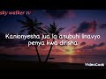 BARNABA FT DIAMOND PLATNUMS HADITHI Ryrics Video 