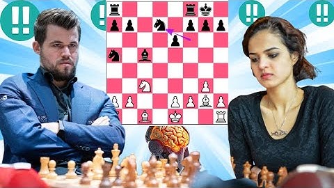 Max Magnus Carlsen vs Tania Sachdev Chess game 36