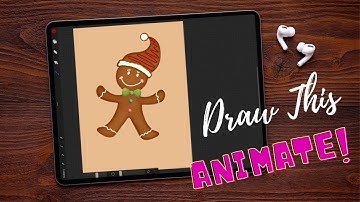 How to Draw Gingerbread | Procreate Tutorial | Ipad Pro