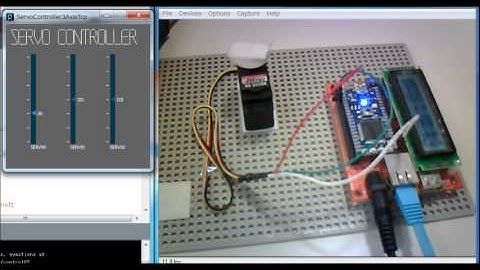 mbedにTCPで接続してRCサーボモータを動かしてみた。