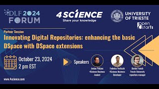 DSpace CRIS University of Trieste demo at DLF 2024