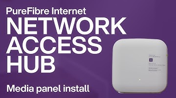 TELUS | Installing a TELUS Network Access Hub in a media panel