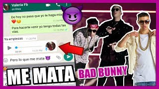 BROMA a MI AMIGA con letra de CANCION "ME MATA" Bad Bunny Arcangel, Noriel