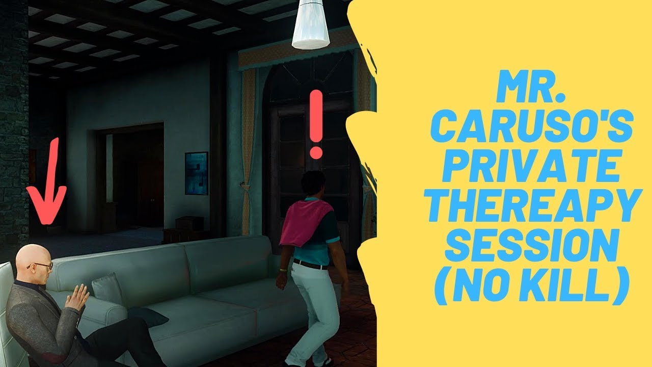 HITMAN 2 - 47 The Psychologist | Therapy with Caruso | "Catharsis" | Mission Opportunity