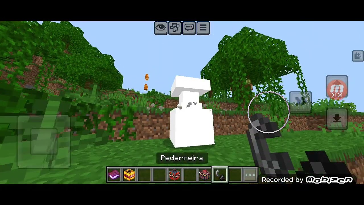 Playing minecraft bobam tnit test - YouTube