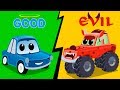 Zeek & Friends | Good vs Evil | good car vs evil car | Cartoons Video of cars