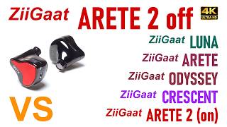 ZiiGaat Arete 2 vs Arete vs Crescent vs Luna vs Odyssey