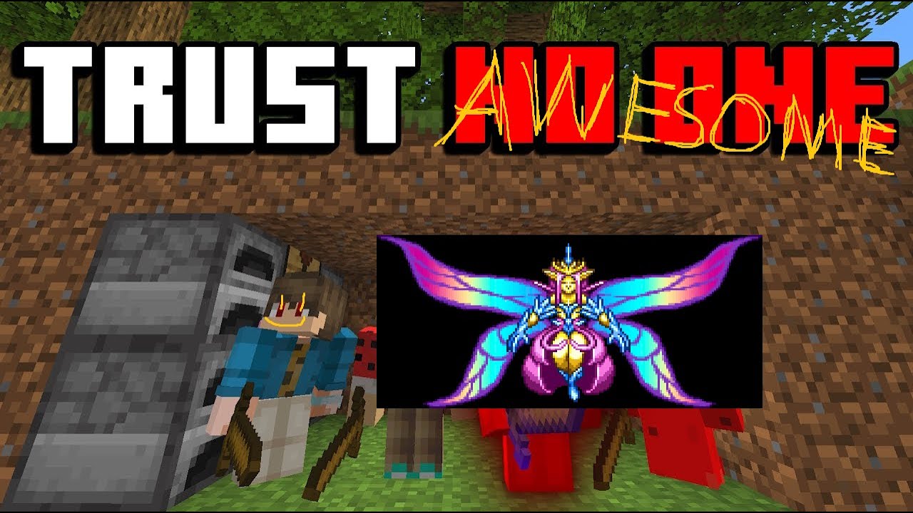 minecraft sercert manhunt but it's actaully me playing terraria and fighting empress of light