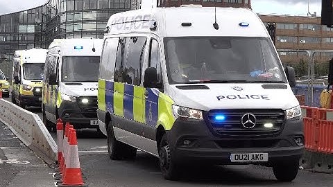 British Transport Police - Protected Personnel Vans - Responding