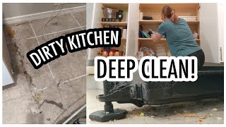 Deep Cleaning the Kitchen! SRING CLEANING! ...but it's almost summer lol