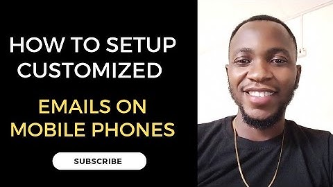 How to Setup Webmail on Mobile Phones | Add Customized Email to your phone #webmail